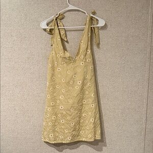 Yellow Floral Sundress